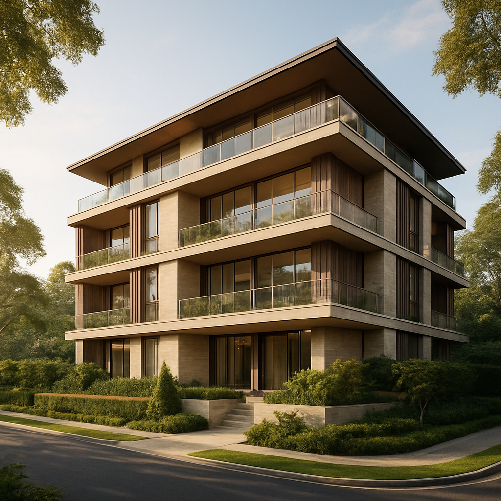 Artist impression of Dunearn House
