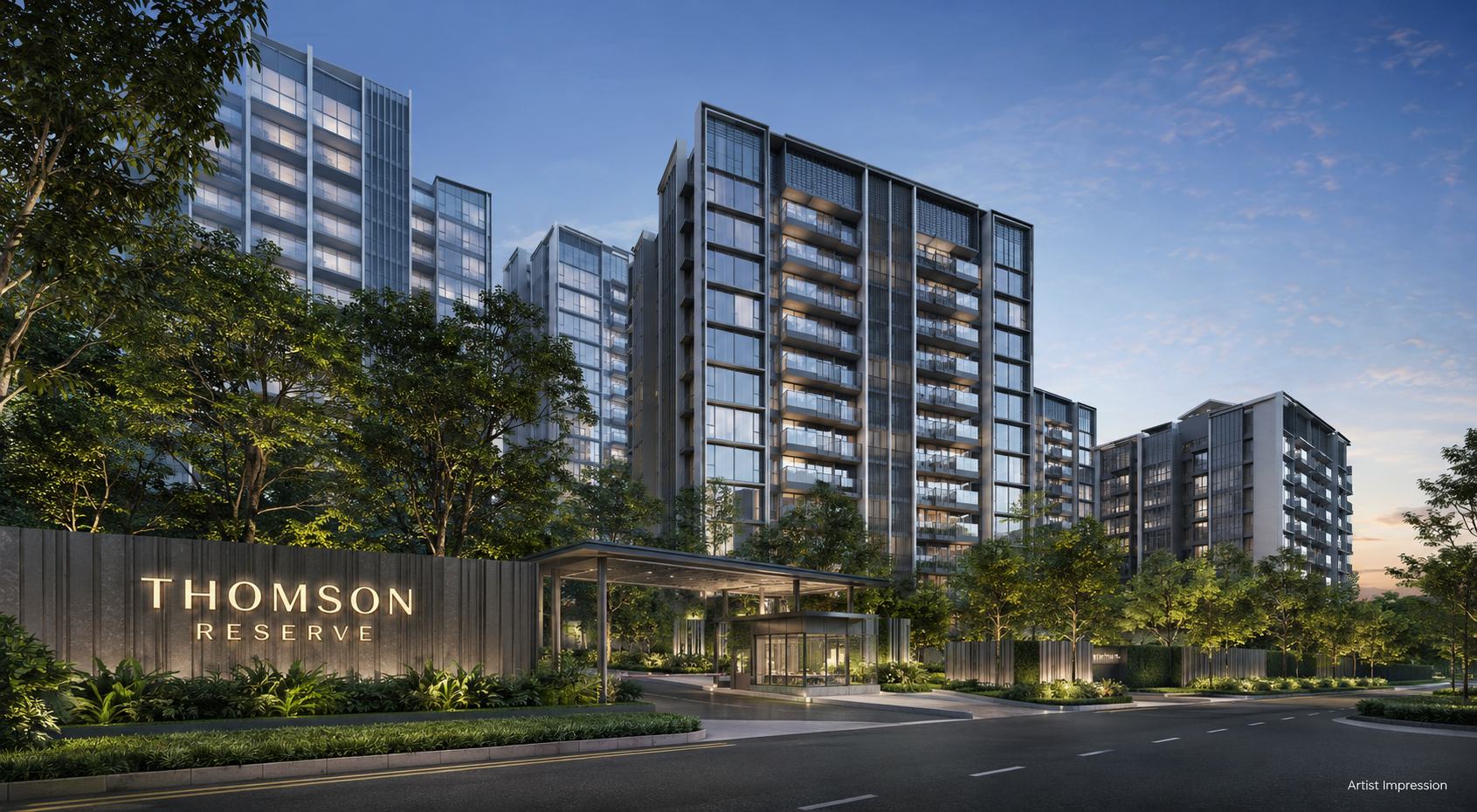 Artist impression of Thomson Reserve